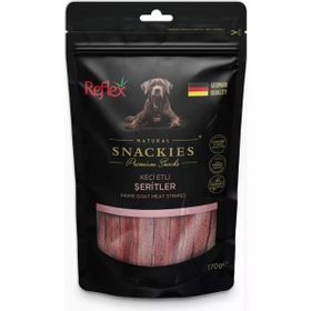 Reflex 170 gr Snackies Keçi Et Şeritleri Kurutulmuş Et Köpek Ödülü