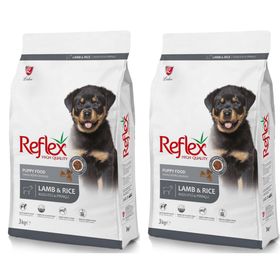 Reflex 2x3 kg Puppy Kuzu Etli ve Pirinçli Yavru Köpek Maması