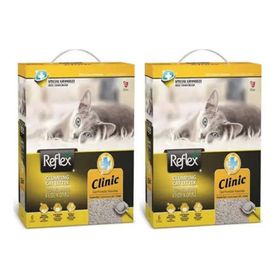 Reflex 2x6 lt Clinic Topaklanan İnce Taneli Kokulu Kedi Kumu