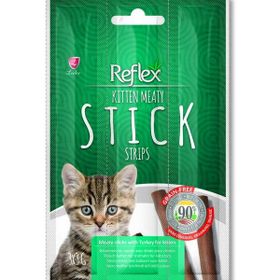 Reflex 3 gr x 3 Stick Kitten Cat Stick Hindi Etli Tahılsız Yavru Kedi Ödül Çubukları