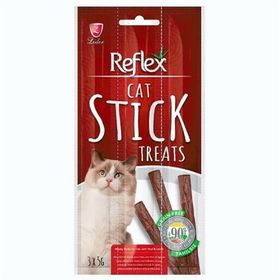Reflex 3x15 gr Biftekli ve Kuzulu Tahılsız Kedi Ödül Çubuğu