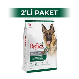 Reflex 3x2 kg Kuzulu Etli ve Sebzeli Yetişkin Kuru Köpek Maması