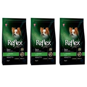 Reflex 3x3 kg Plus Tavuklu Mini Irk Yetişkin Kuru Köpek Maması