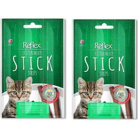 Reflex 3x5 gr 2 Adet Yavru Kediler İçin Hindili Kedi Ödül Çubuğu
