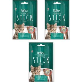 Reflex 3x5 gr 3 Adet Stick Kitten Yavru Kedi Hindili Ödül Maması