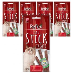 Reflex 3x5 gr Stick Dana ve Kuzu Etli Kedi Ödül Çubukları