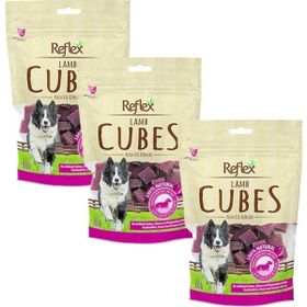 Reflex 3x80 gr Kuzulu Küp Dilimli Köpek Ödül Maması