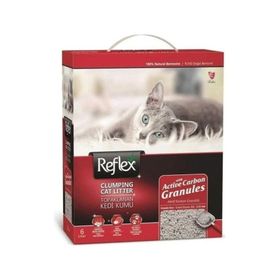 Reflex 4x6 lt Granül Aktif Karbonlu Topaklaşan Bentonit Kedi Kumu