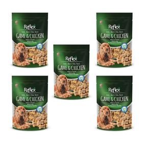 Reflex 5x150 gr Semi-Moist Av Hayvanlı Tavuklu Köpek Ödülü