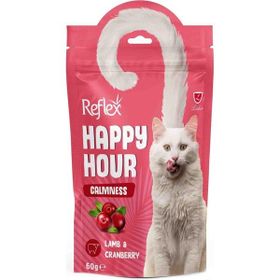 Reflex 60 gr Happy Hour Kuzulu ve Kızılcıklı Sakinleştirici Kedi Ödül Maması