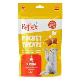 Reflex 60 GR Pocket Treats Sensitive Yetişkin Kedi Ödül Maması