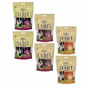 Reflex 6x80 gr Kurutulmuş Karışık Cube Slice Jerky Köpek Ödül Maması