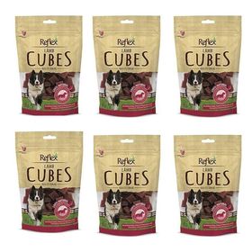 Reflex 6x80 gr Kuzulu Küp Dilimli Köpek Ödül Maması