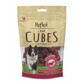 Reflex 80 gr Kurutulmuş Kuzu Eti Küpleri Köpek Ödül Maması