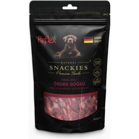 Reflex 80 gr Snackies Pancarlı Ördek Göğüs Kurutulmuş Et Köpek Ödülü