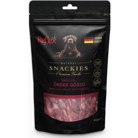Reflex 80 gr Snackies Pancarlı Ördek Göğüs Kurutulmuş Et Köpek Ödülü