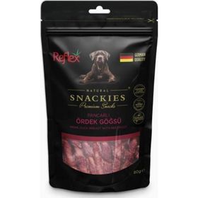 Reflex 80 gr Snackies Pancarlı Ördek Göğüs Kurutulmuş Et Köpek Ödülü