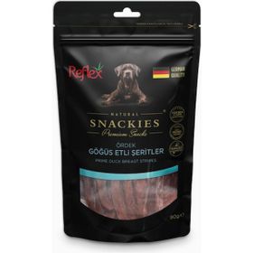 Reflex 90 gr Snackies Ordek Gogus Seritleri Kurutulmus Et Kopek Ödülü