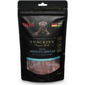 Reflex 90 gr Snackies Ordek Gogus Seritleri Kurutulmus Et Kopek Ödülü