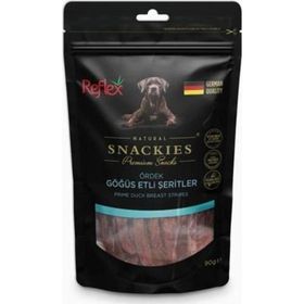 Reflex 90 gr Snackies Ordek Gogus Seritleri Kurutulmus Et Kopek Ödülü