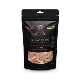 Reflex 90 gr Snackies Tavuklu Alaska Mezgitli Kurutulmus Et Köpek Ödülü