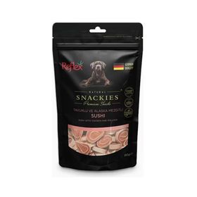 Reflex 90 gr Snackies Tavuklu Alaska Mezgitli Kurutulmus Et Köpek Ödülü