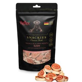 Reflex 90 gr Snackies Tavuklu ve Balıklı Sushi Köpek Ödülü