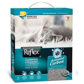 Reflex Activated Carbon 10 lt Koku Kontrolü Gri Kedi Kumu