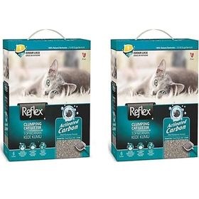 Reflex Aktif Karbon Formül Topaklanan Bentonit 2x6 Kedi Kumu