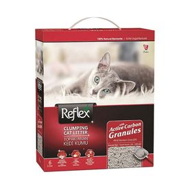 Reflex Aktif Karbon Granüllü Topaklanan 2x6 lt Kedi Kumu