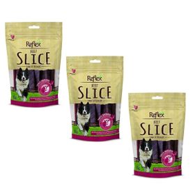 Reflex Beef Slice Dana Eti Dilimleri 3x80 gr Köpek Ödülü