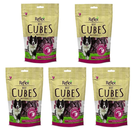 Reflex Biftekli Küp Dilimli 5x80 gr Köpek Ödül Maması