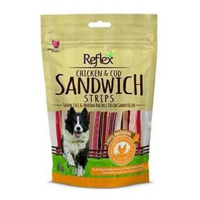 Reflex Bite Tavuk ve Morina Balığı Lokma Sandviç 80 gr Köpek Ödülü