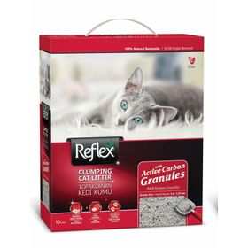 Reflex Box Aktif Karbonlu Granül Kırmızı 10 lt Kedi Kumu