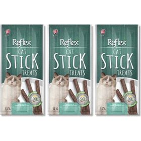 Reflex Cat Stick Kuzu Etli Tahılsız 3x5 gr Kedi Ödül Çubuğu