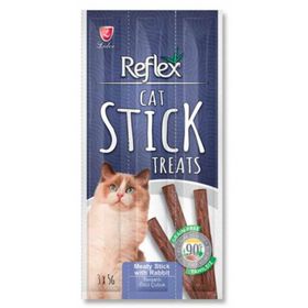 Reflex Cat Stick Treats Tavşanlı 3x5 gr Kedi Ödül Çubukları