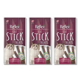 Reflex Cat Stick Treats Tavuk Ciğerli 3'lü 3x5 gr Kedi Ödül Çubukları