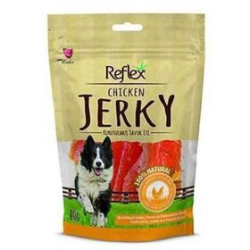 Reflex Chicken Jerky Kurutulmuş Tavuk Etli 80 gr Doğal Köpek Ödülü