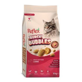 Reflex Crunchy Bubbles Kuzu Etli 10 kg Yetişkin Kedi Maması
