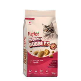 Reflex Crunchy Bubbles Kuzu Etli 10 kg Yetişkin Kedi Maması