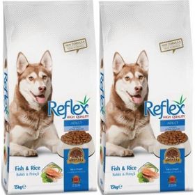Reflex Dog Food Balıklı Pirinçli 2x15 kg Yetişkin Köpek Maması