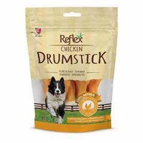 Reflex Drumstick Tavuk Bagetler Kalsiyum Kemik Üzeri Tavuk Göğsü Sargılı 80 gr Köpek Ödülü