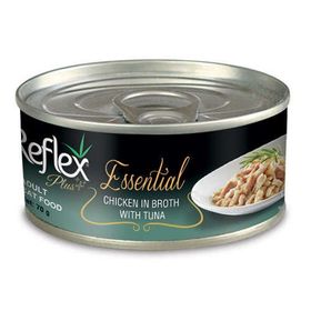 Reflex Essential 70 gr Tavuk Etli ve Ton Balıklı Kedi Konservesi