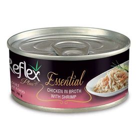 Reflex Essential 70 gr Tavuk Parçalı ve Karidesli Kedi Konservesi