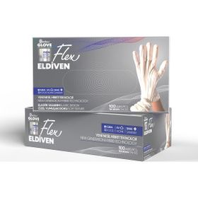 Reflex Flex Yeni Nesil Hibrit Teknoloji Polietilen 100'lü Paket Beyaz Eldiven