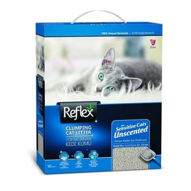 Reflex Hassas Kediler için Kokusuz Hızlı Topaklanan 10 lt Kedi Kumu