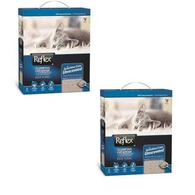 Reflex Hassas Kediler için Parfümsüz Topaklaşan Bentonit 2x6 lt Kedi Kumu