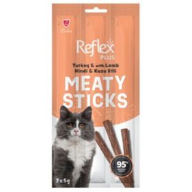 Reflex Hindili ve Kuzu Etli Tahılsız 3x15 gr Kedi Ödül Çubuğu