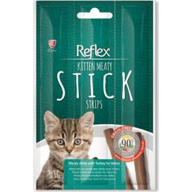 Reflex Hindili Yavru 3 gr 3'lü 10 Adet Kedi Ödül Çubuğu