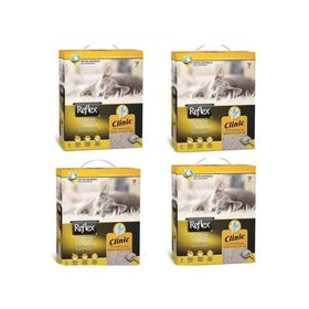 Reflex İnce Taneli Topaklanan Klinik 4x6 lt Kedi Kumu